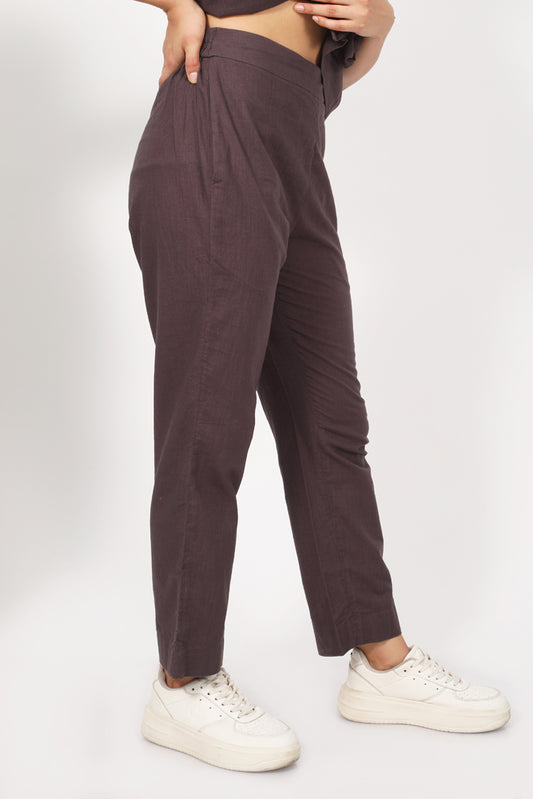 Sara High Waist Straight Pants for Women