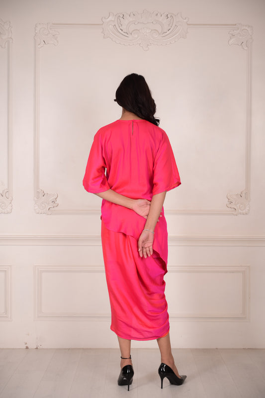 RIVA Reversible Silk Blend Coord Set