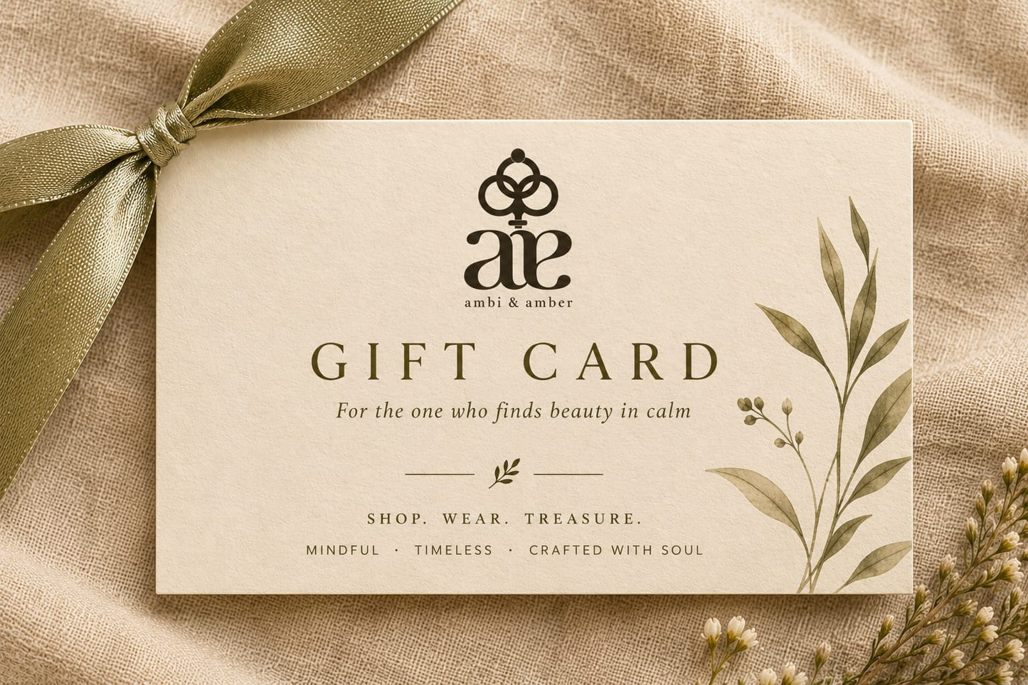ambi&amber Gift Card
