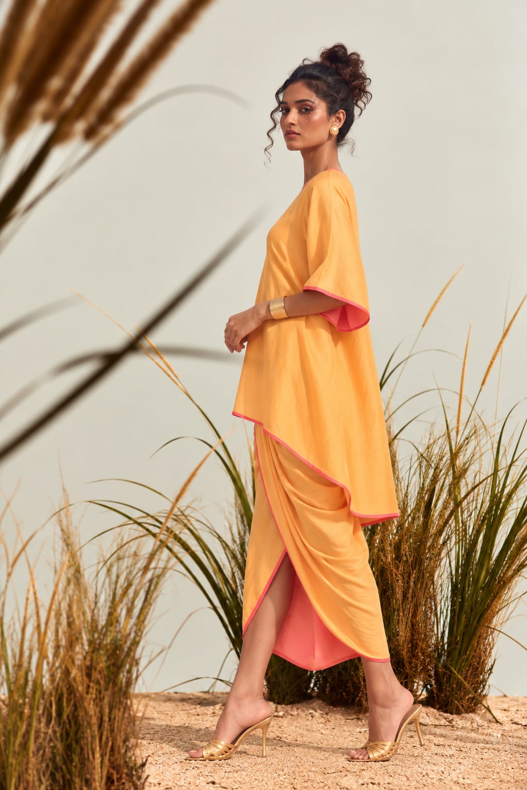 RIVA Reversible Silk Blend Coord Set