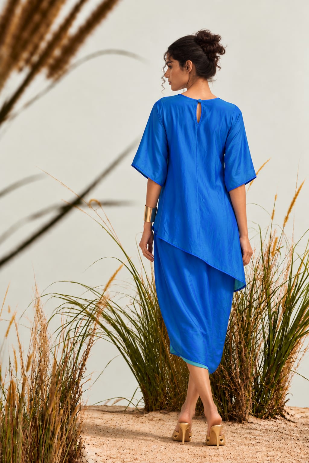 RIVA Reversible Silk Blend Coord Set