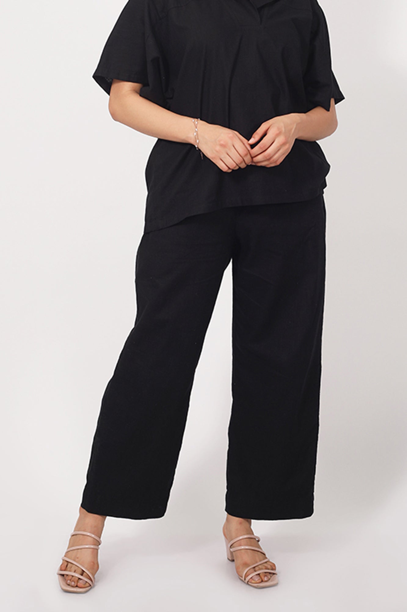 Soha High Waist Straight-Leg Pants for Women