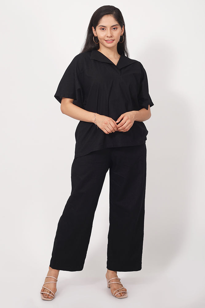 Soha High Waist Straight-Leg Pants for Women