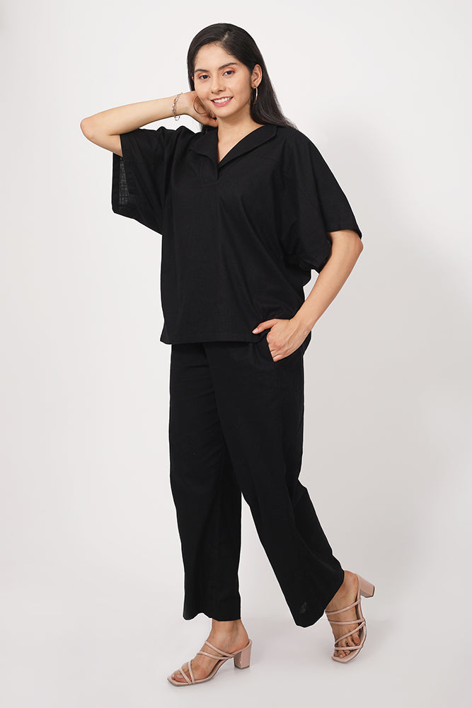 Soha High Waist Straight-Leg Pants for Women