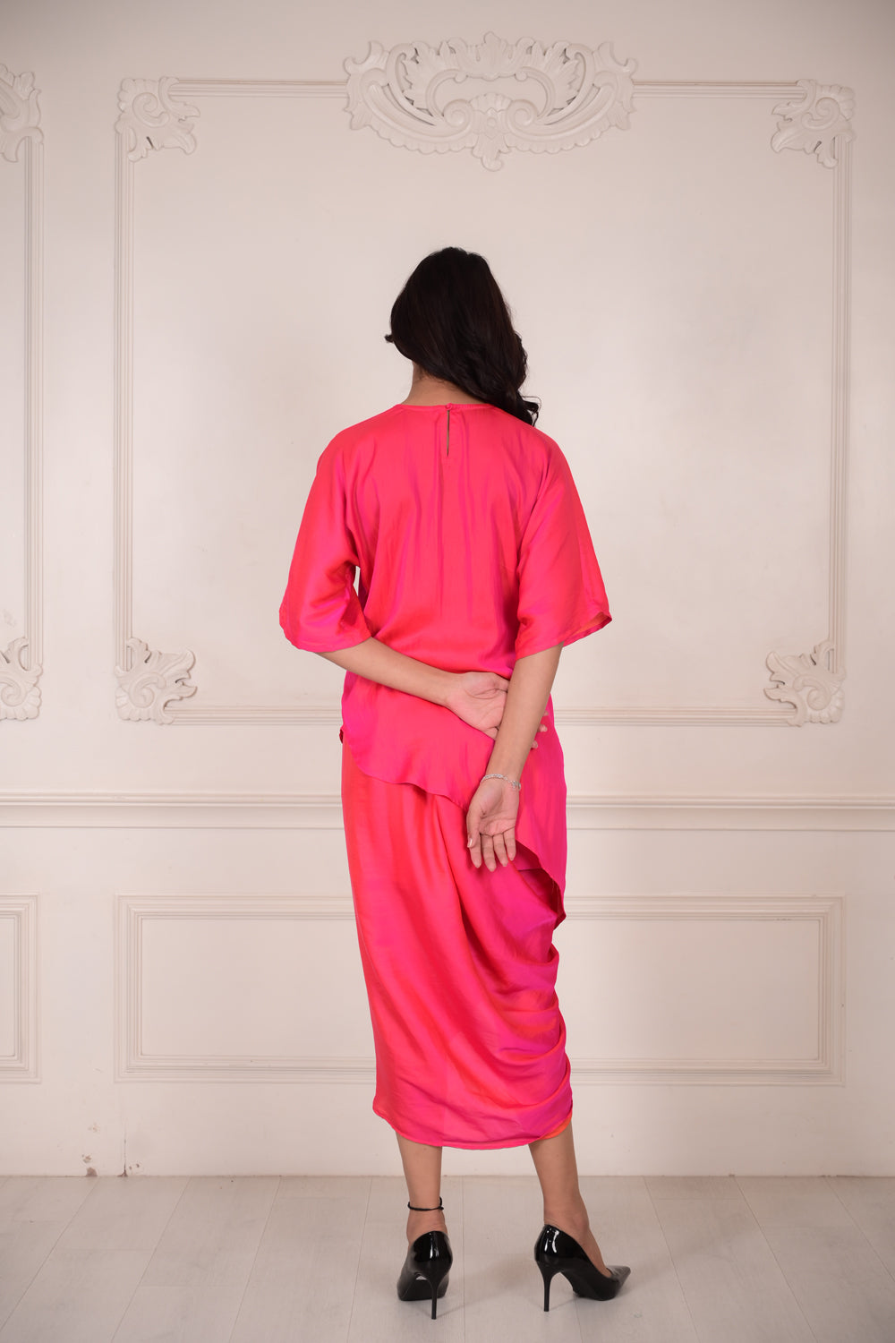 RIVA Reversible Silk Blend Coord Set