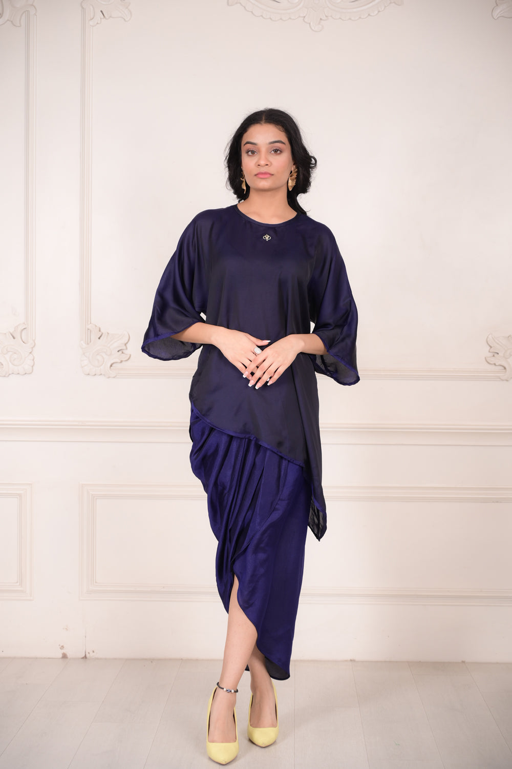 RIVA Reversible Silk Blend Coord Set