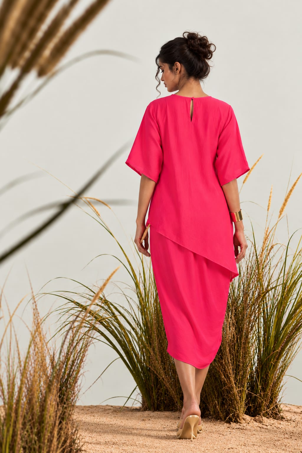 RIVA Reversible Silk Blend Coord Set