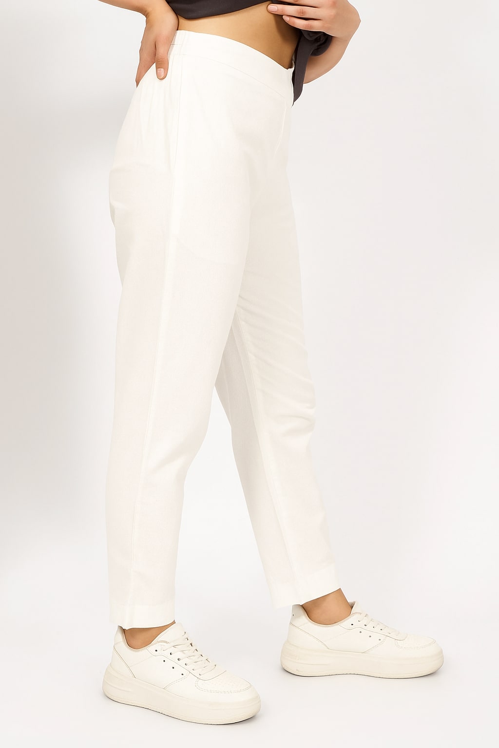 Sara High Waist Straight Pants for Women