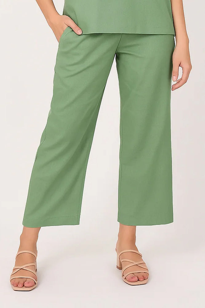 Soha High Waist Straight-Leg Pants for Women