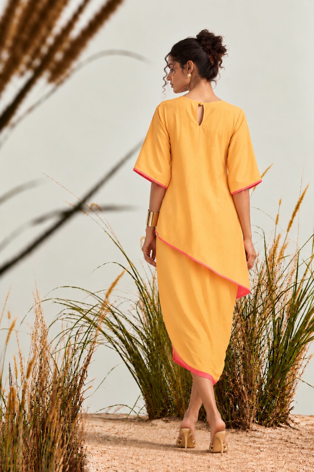 RIVA Reversible Silk Blend Coord Set